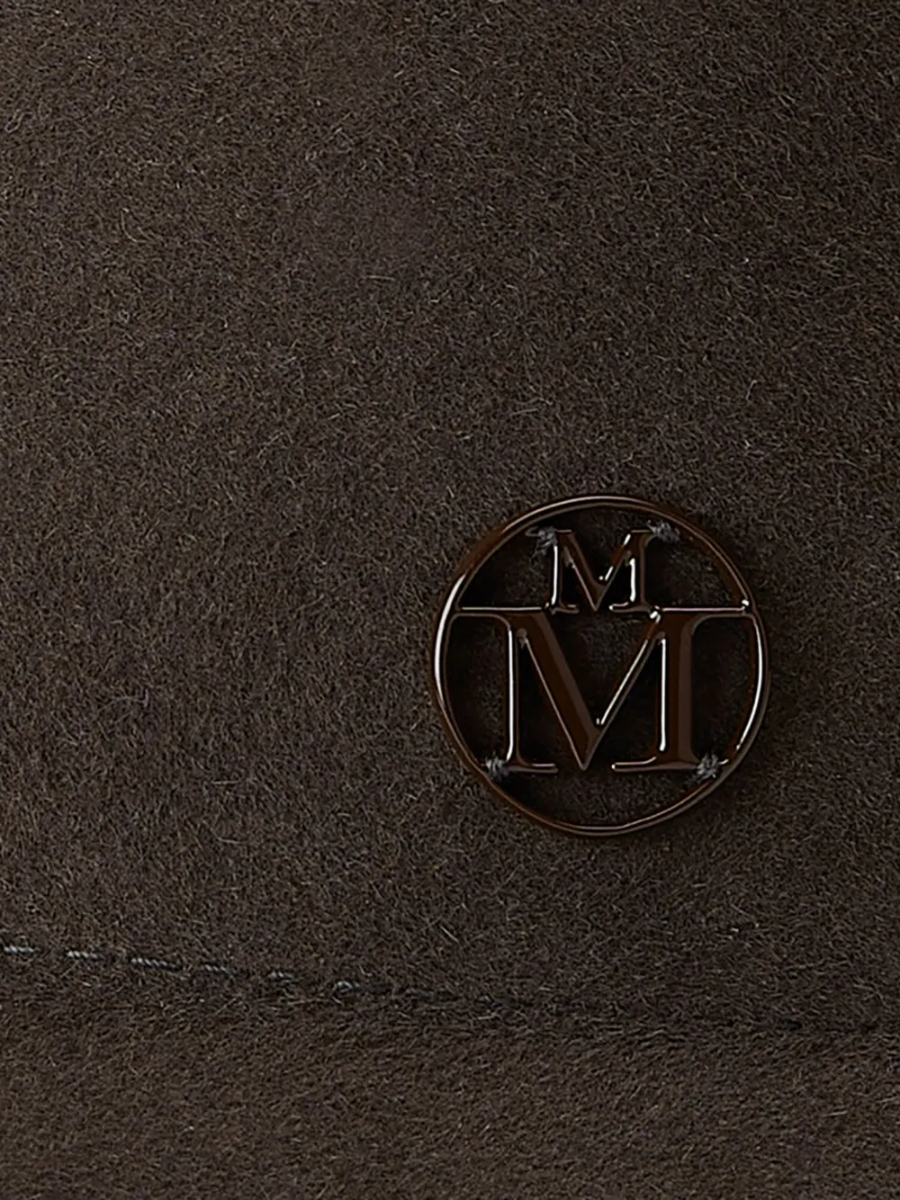 Maison Michel Pet met logoplakkaat - Bruin