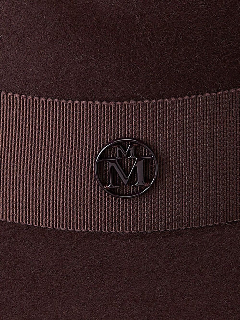 Shop Maison Michel Virginie Wool Hat In Brown