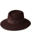 Maison Michel Virginie wool hat - Brown