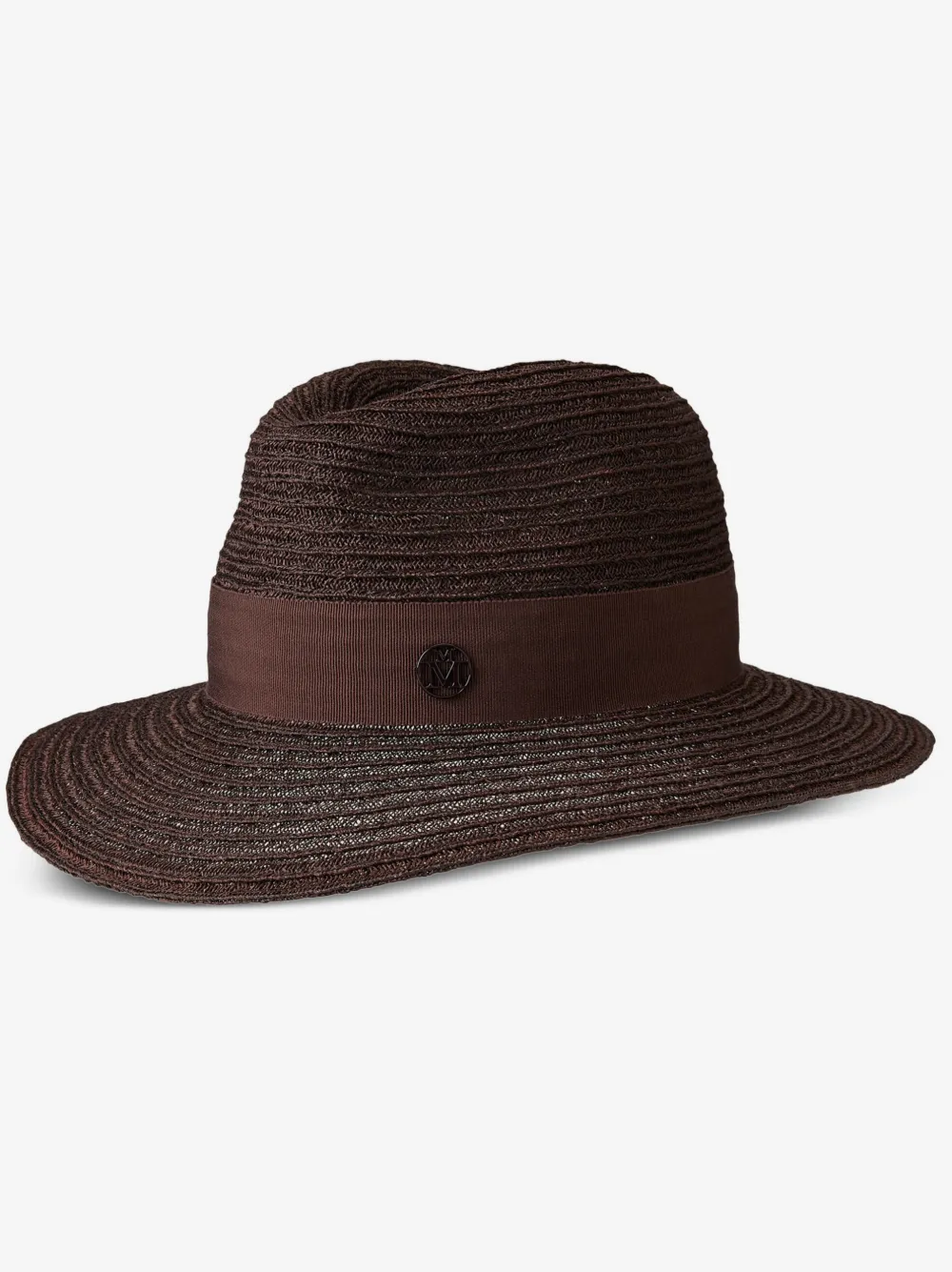 Maison Michel Henrietta straw Fedora hat | Brown | Image 1
