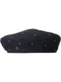 Maison Michel New Billy denim beret - Blue