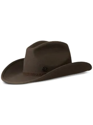 Austin Wool Felt Cowboy Hat in Green - Maison Michel