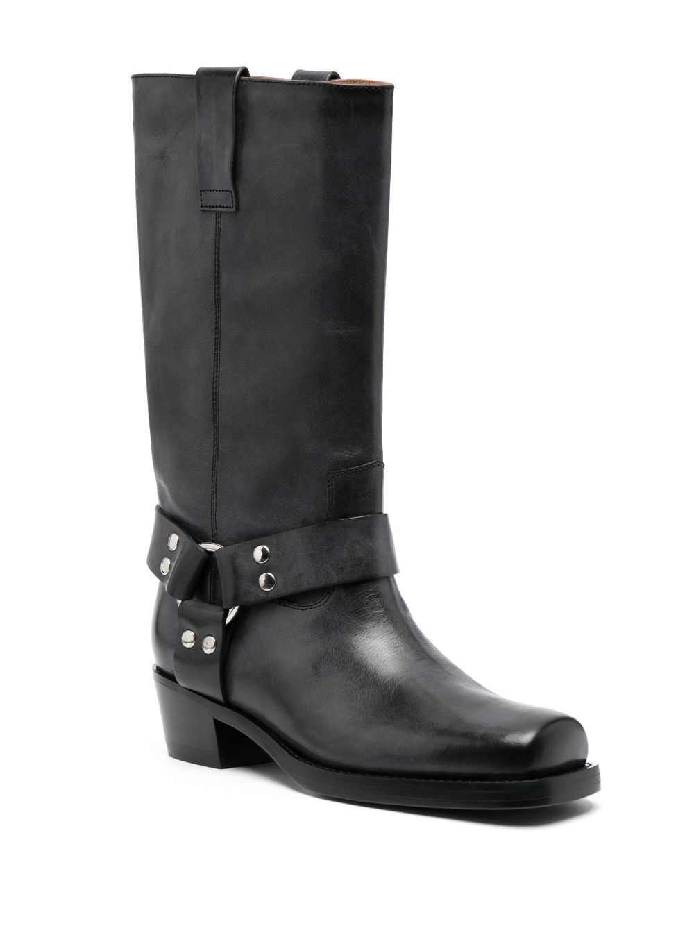 Paris Texas Roxy 50mm knee-high boots - Zwart