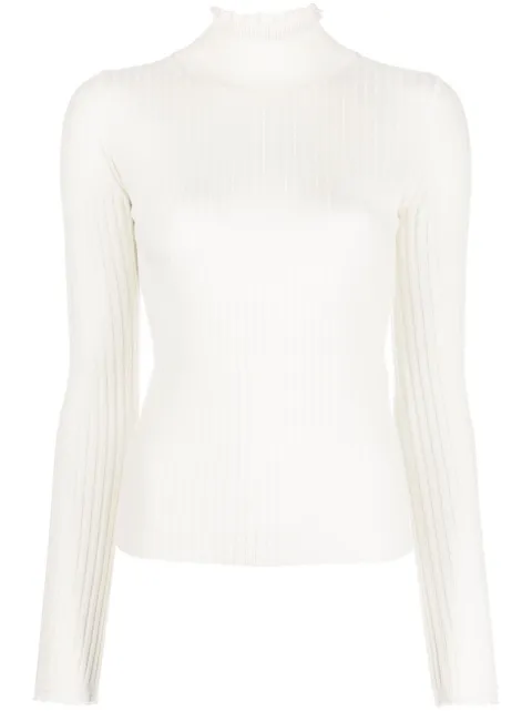 Chloé high-neck ribbed-knit jumper