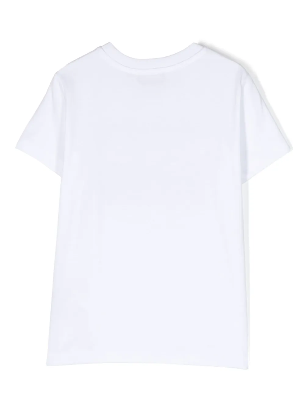 Shop Moschino Logo-print Cotton T-shirt In White