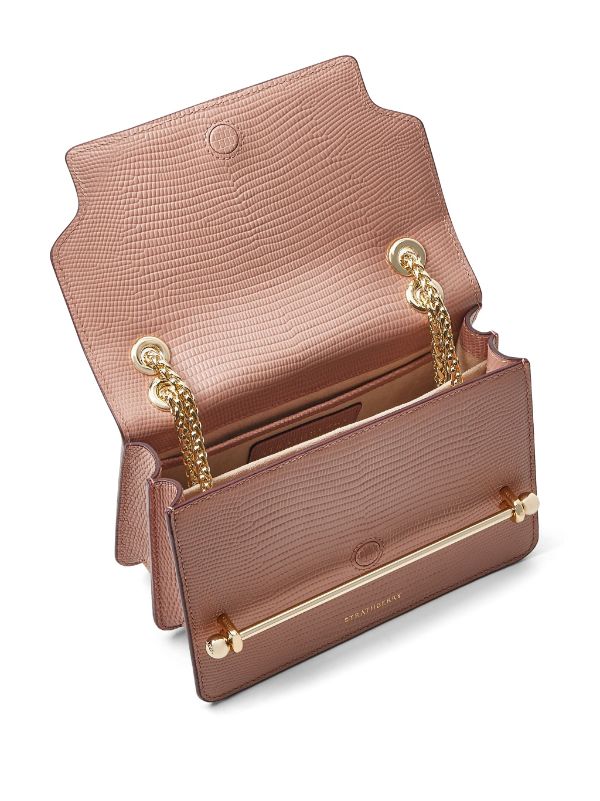Strathberry - East/West Mini - Crossbody Leather Mini Handbag - White