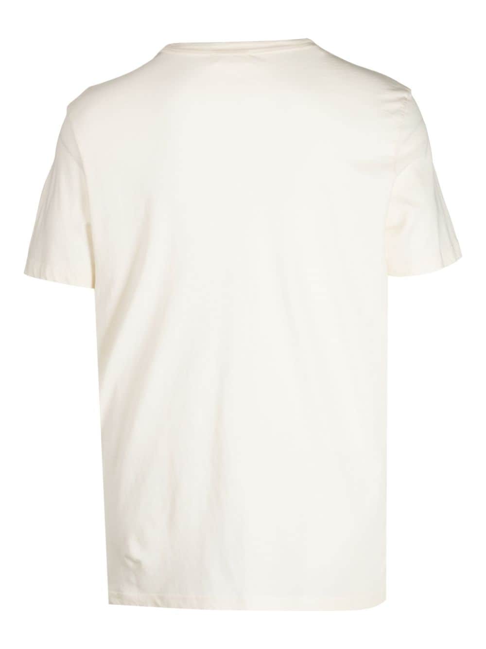 Shop 7 For All Mankind Round-neck Cotton T-shirt In White