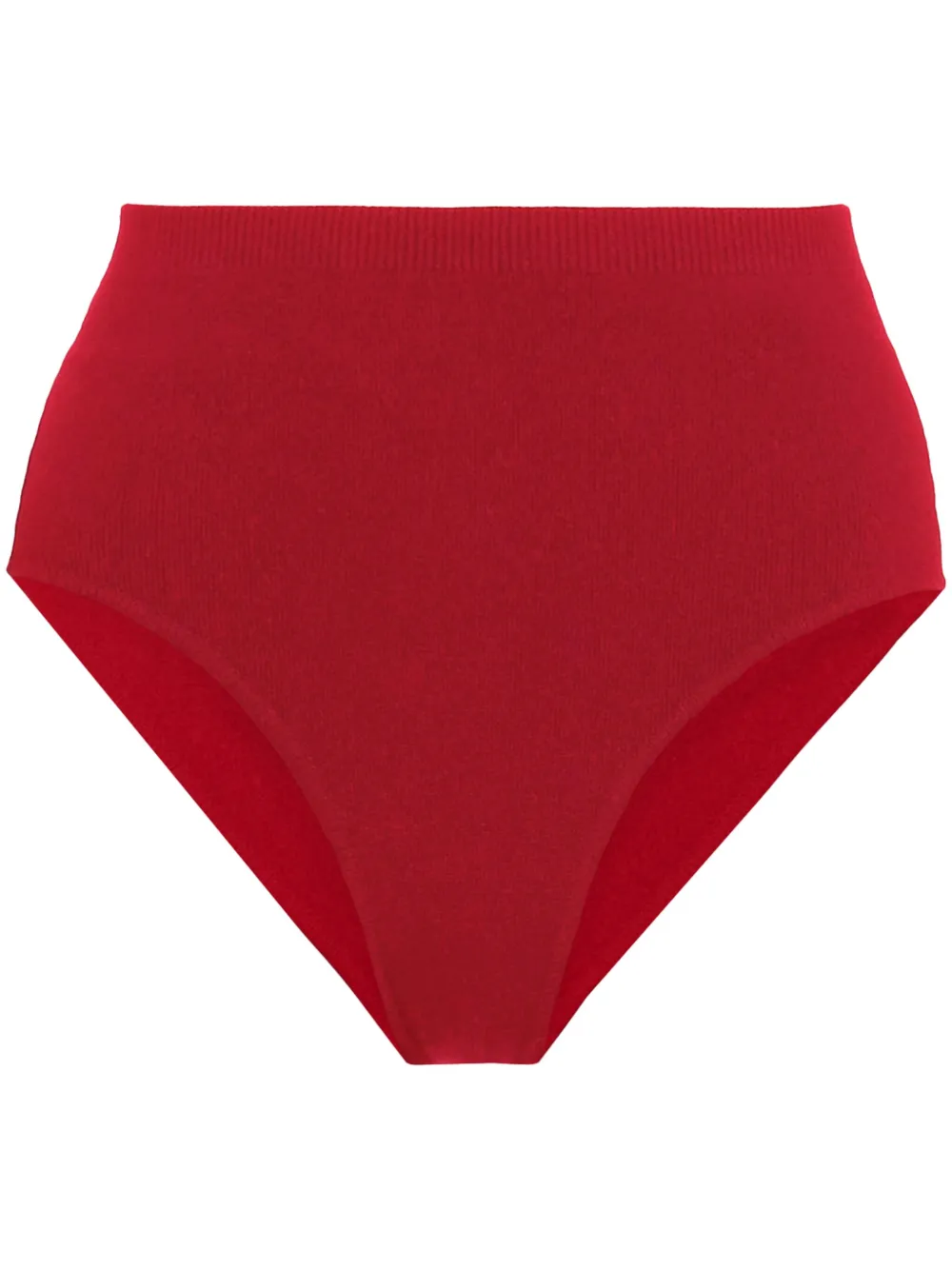 Ferragamo Shorts a vita alta - Rosso