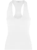 Ferragamo V-neck racerback tank top - White