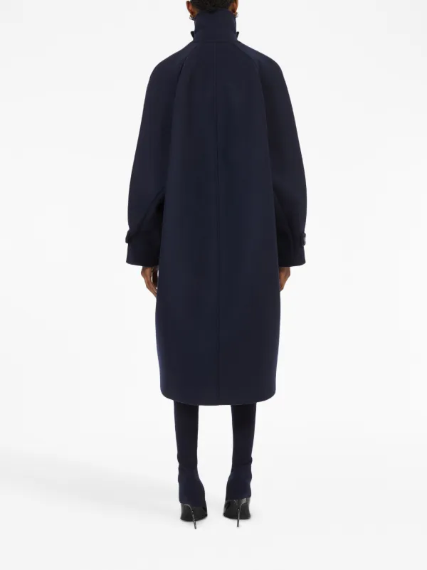 cos blue wool coat