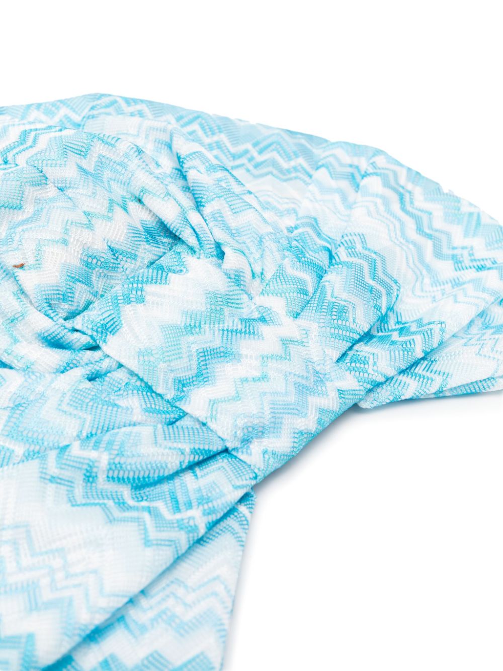 Missoni Tulband met zigzag-patroon - Blauw