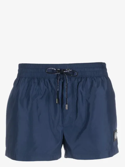 Dolce & Gabbana logo-plaque swim shorts