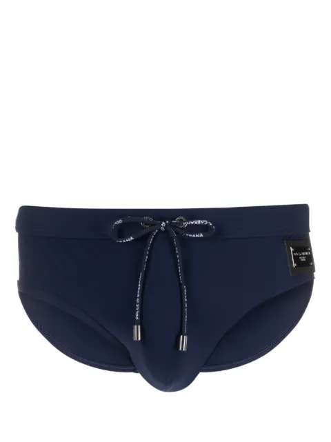 Dolce & Gabbana logo-plaque swim trunks 