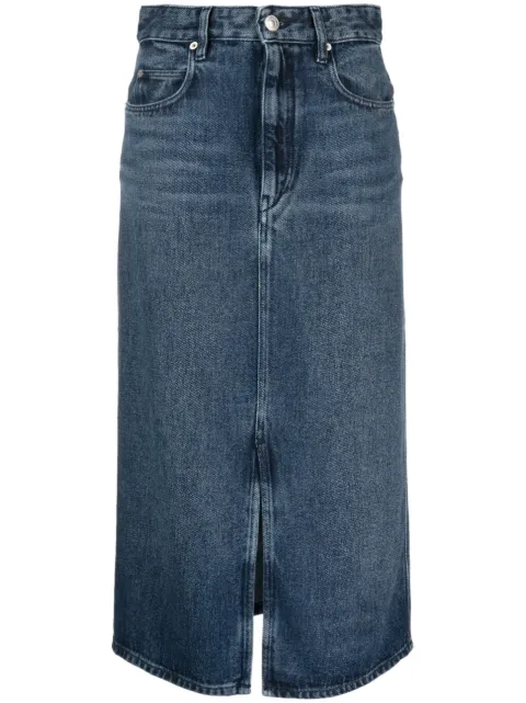 MARANT ÉTOILE Tilauria high-waist denim skirt