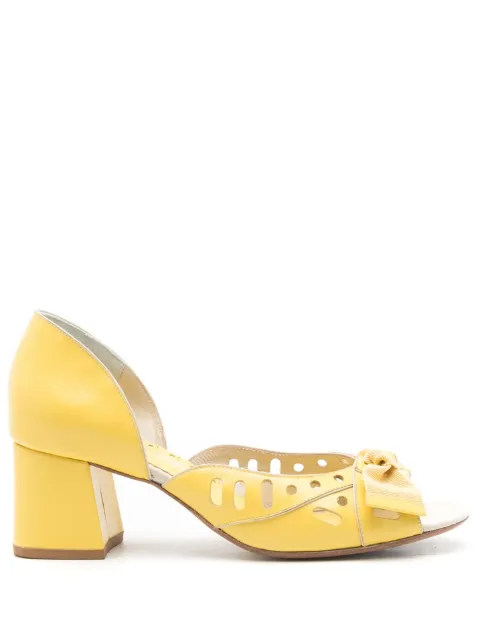 Sarah Chofakian Adrienne leather pumps