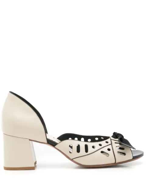Sarah Chofakian Adrienne bow-detail pumps 