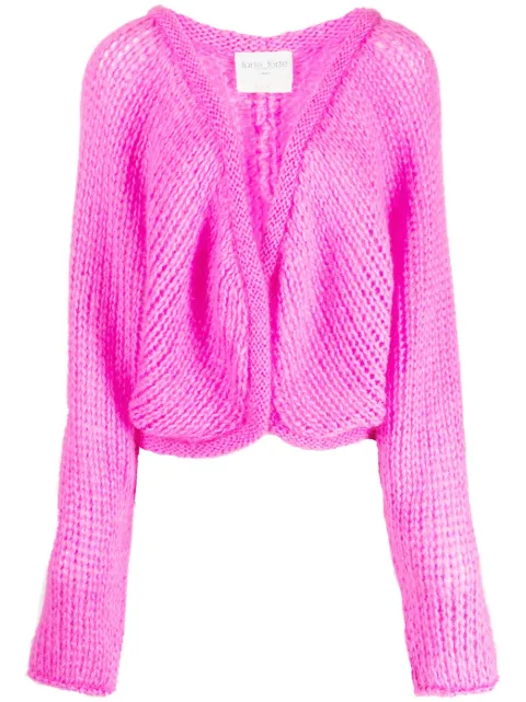 Forte Forte open-knit mohair-blend cardigan