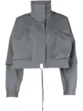 Nike ripstop detachable-sleeve jacket - Blue