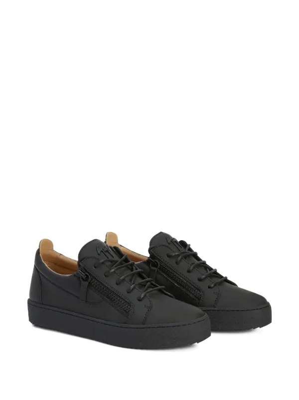 Giuseppe Zanotti Frankie Leather low top Sneakers Black FARFETCH