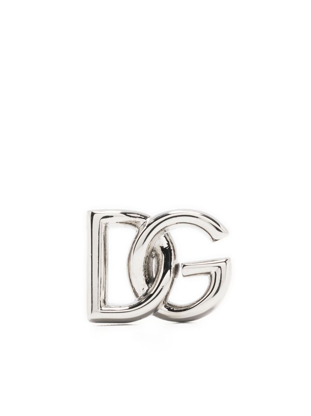 Dolce & Gabbana DG logo stud single earring - Silver