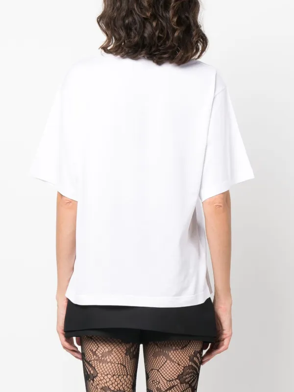 Dolce & Gabbana logo-print Cotton T-shirt | White | FARFETCH AZ