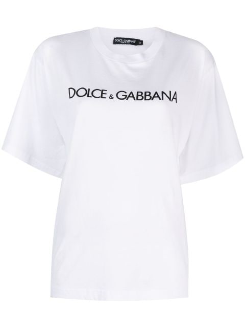 Dolce & Gabbana playera con logo estampado