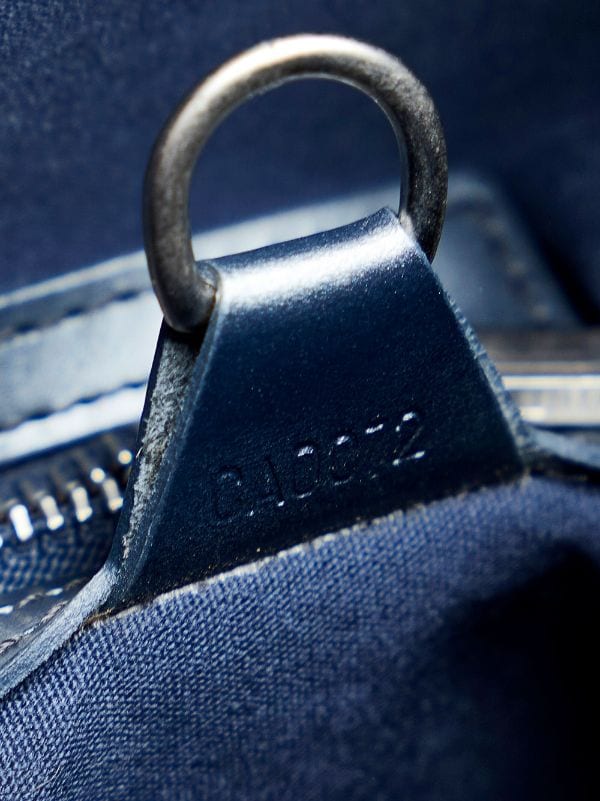 Louis Vuitton Blue Monogram Mat Stockton Tote Bag Louis Vuitton
