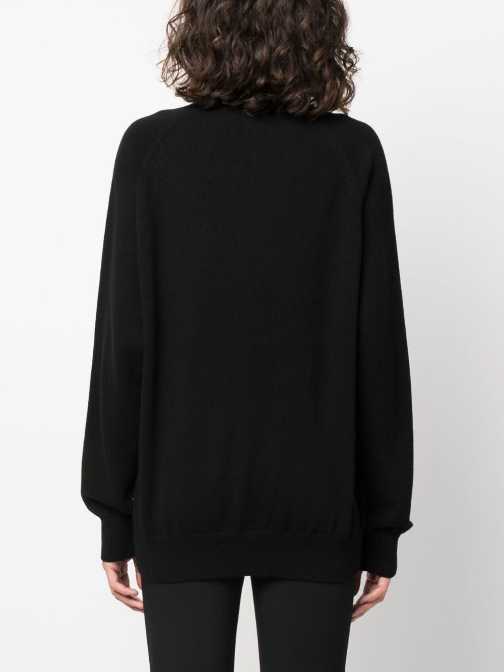 Shop Givenchy Round-neck Cashmere Jumper In Black