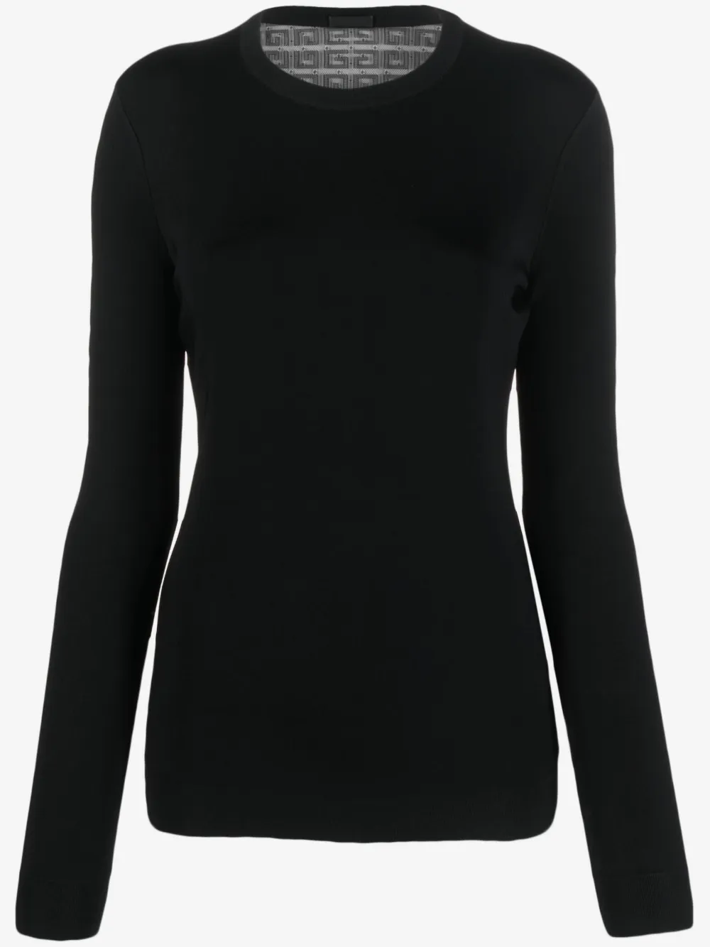 Givenchy футболка с длинными рукавами и круглым вырезом | черный | Image 1