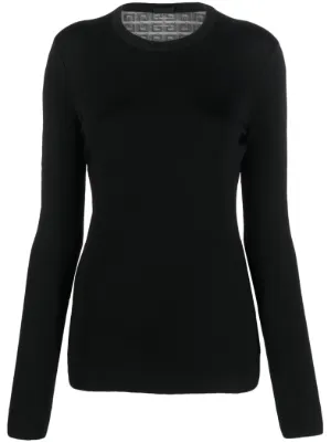 Alexander McQueen リブニット トップ | ブラック | FARFETCH JP