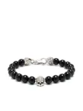 Emanuele Bicocchi skull-detail bead bracelet - Silver