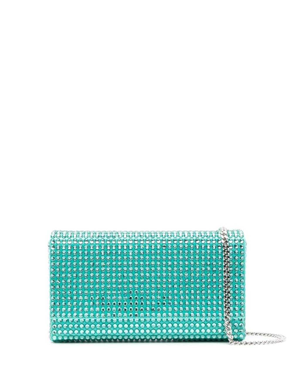 Paloma crystal-embellished clutch bag