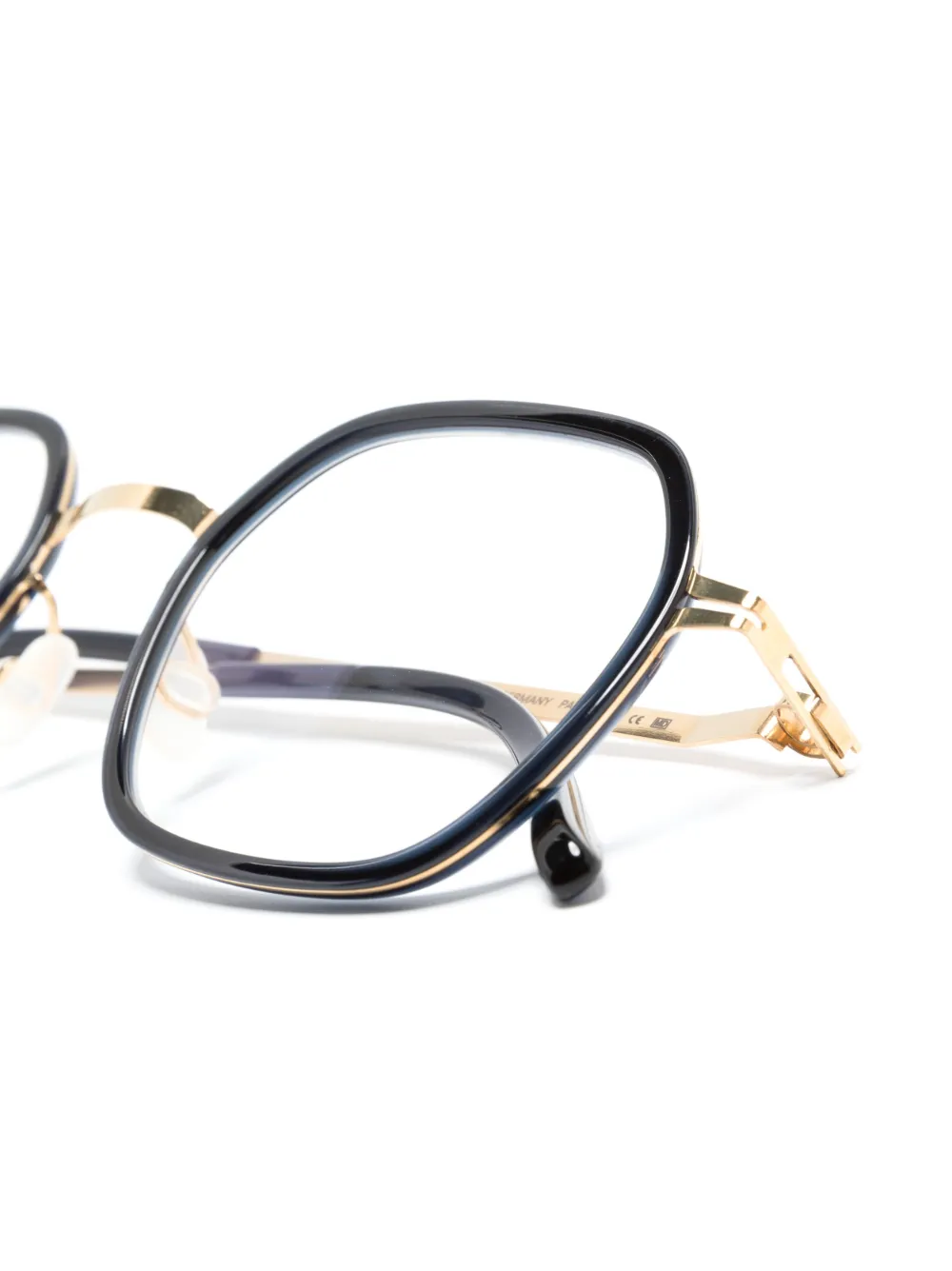 Monture De Lunettes De Soleil Mykita Philly - Coquille De Tortue - Taille 47 30 140 - Occasion Très Bon état (manque Patin Nez)