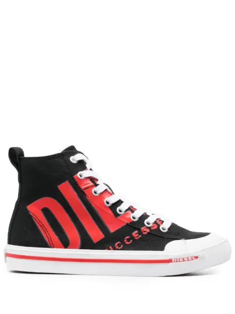 Diesel logo-print hi-top sneakers