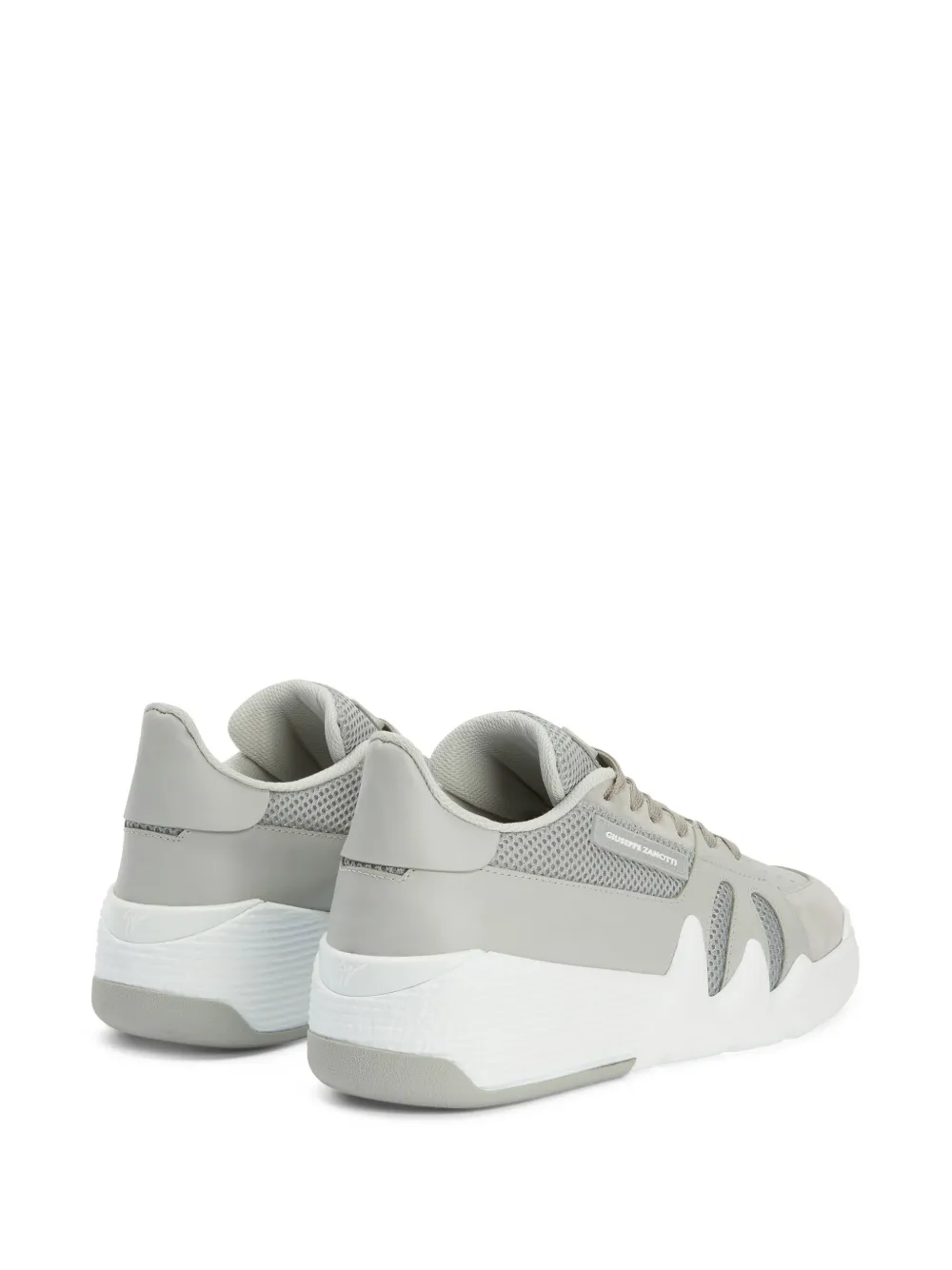 Giuseppe Zanotti Talon leather low-top sneakers Grey