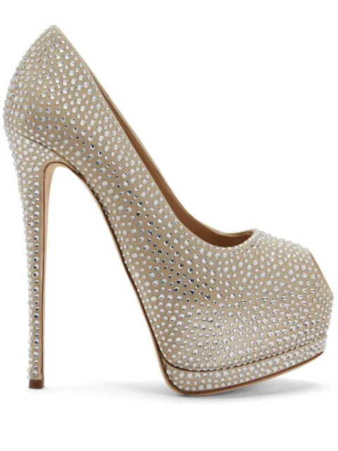 Giuseppe Zanotti Sharon 140mm rhinestone-embellished pumps