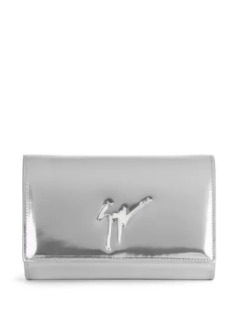 Giuseppe Zanotti Cleopatra leather clutch