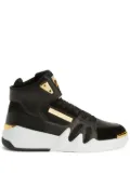Giuseppe Zanotti Talon high-top leather sneakers - Black