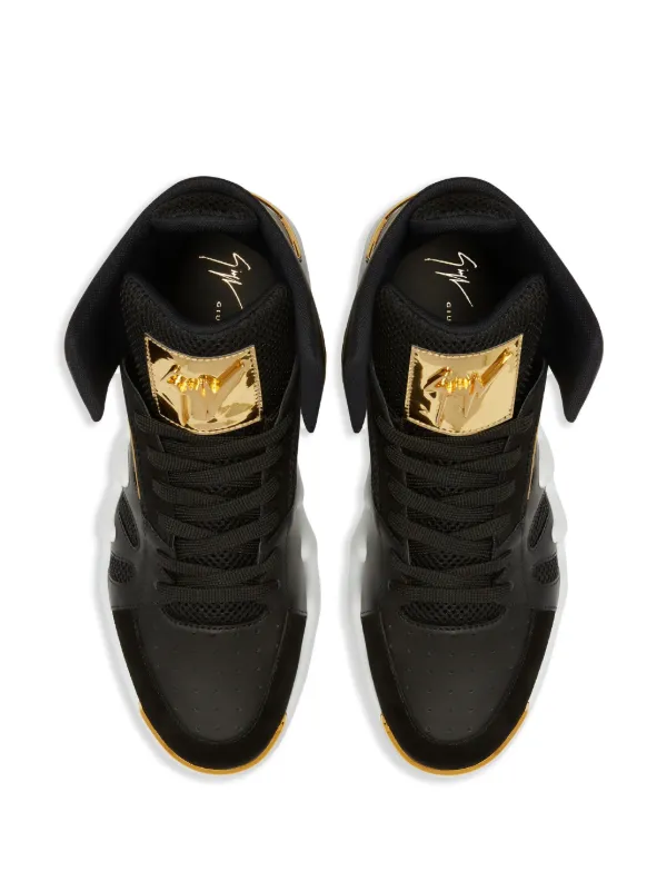 ●GIUSEPPE ZANOTTI ●メンズ Talon ハイカット スニーカー Giuseppe Zanotti Talon ハイカット スニーカー | ブラック