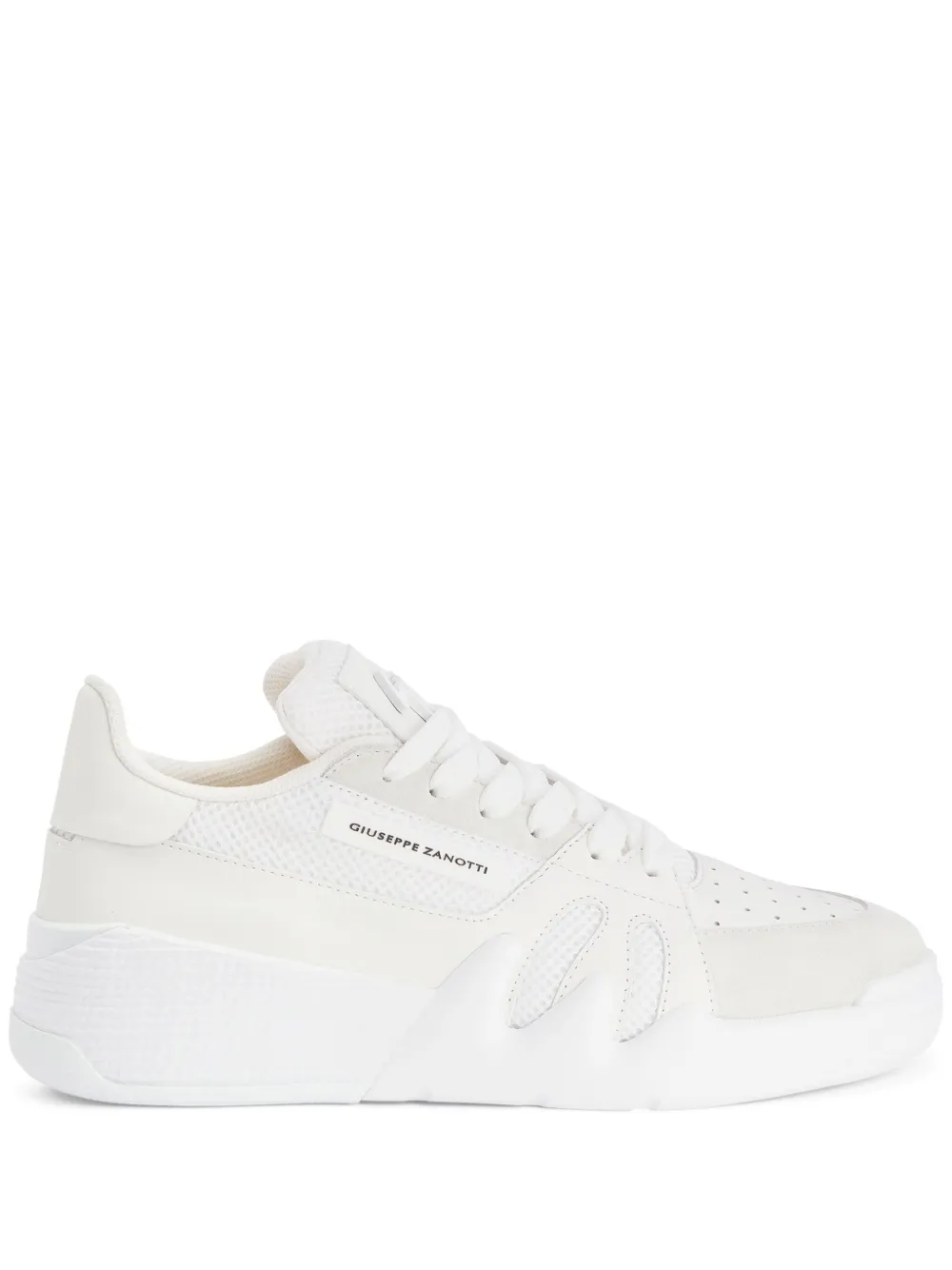 Giuseppe Zanotti 탈론 가죽 로우탑 스니커즈 | 화이트 | Image 1