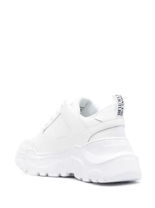 Versace jeans trainers outlet white