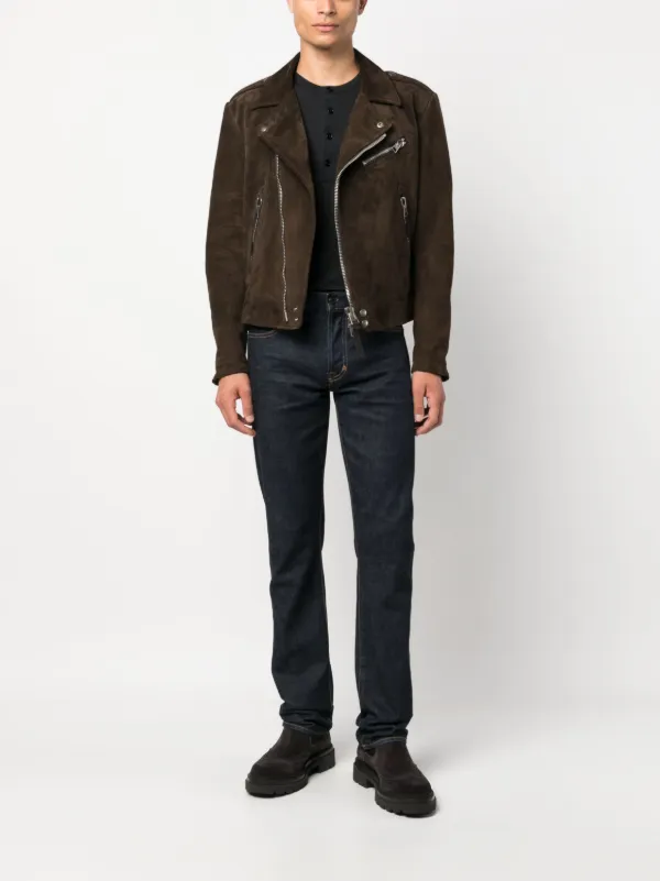 TOM FORD long-sleeve Henley T-shirt | Black | FARFETCH