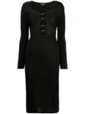 TOM FORD cut-out midi dress - Black