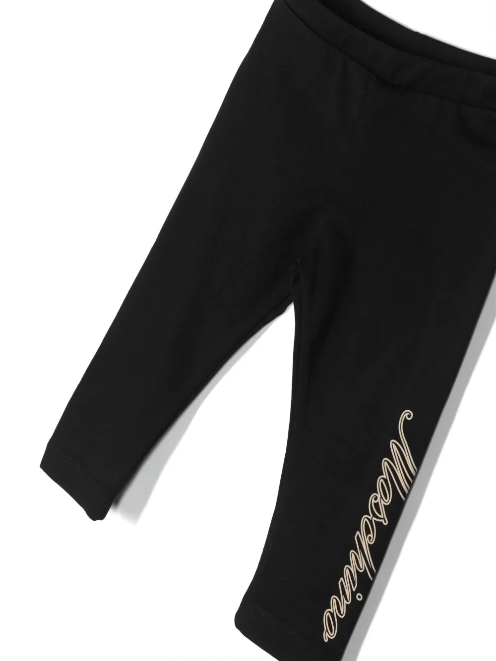 Moschino Logo-print Cotton Tracksuit Set In Neutrals