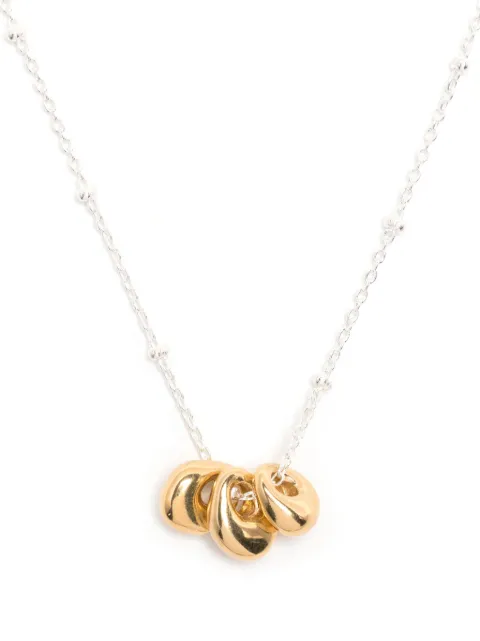 DOWER AND HALL collier à pendentif Nugget Trio