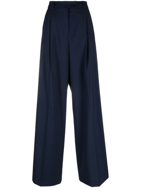 Sportmax high-rise wide-leg trousers