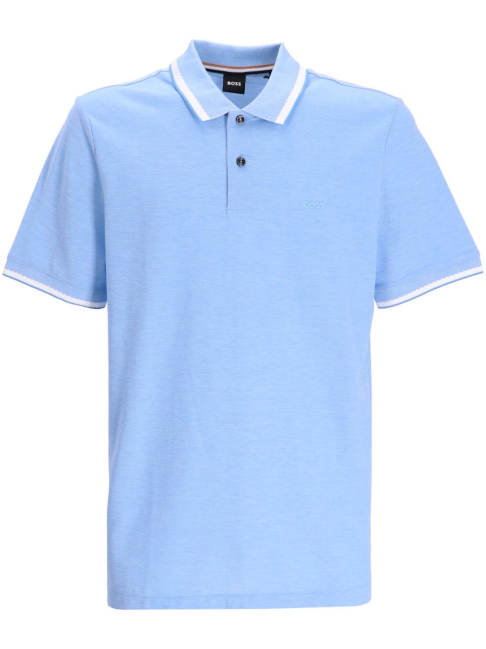 Hugo boss light blue polo shirt sale