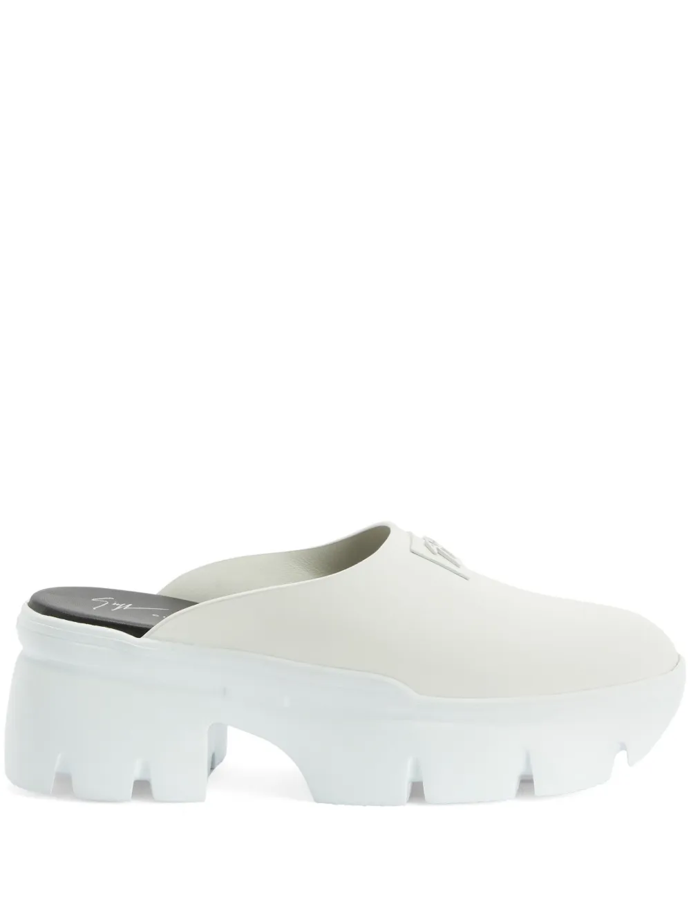 Giuseppe Zanotti Apocalypse slip-on mules | White | Image 1