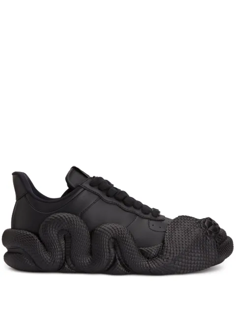 Giuseppe Zanotti Tênis cano baixo com detalhe 3D