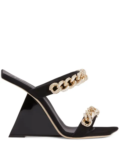 Giuseppe Zanotti Berenicee Chain 105mm sandals